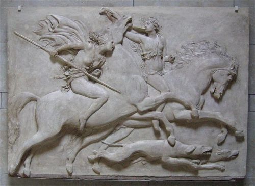 800px-Adolf_von_Hildebrand_Amazonenjagd-1